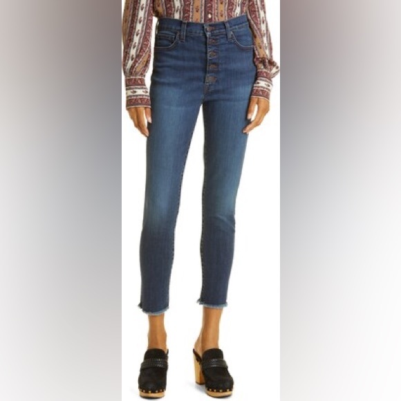 Veronica Beard Debbie Frayed Skinny Jeans. Size 25 - Picture 7 of 10